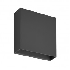 Φωτιστικό Επίτοιχο Διπλής κατεύθυνσης LED 4W 230V 260lm 3000K Θερμό φως Polycarbonate Ανθρακί IP65 Yellowstone